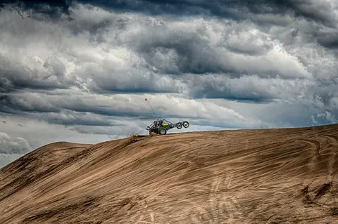 Sand dunes, Christmas Valley Back Country Byway.