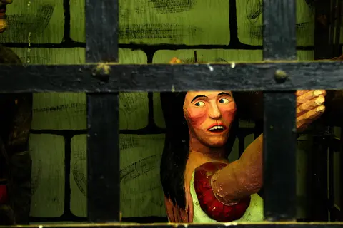 Torture chamber exhibit at The Thing.