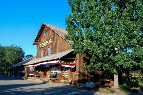 Historic Butte Creek Mill building.