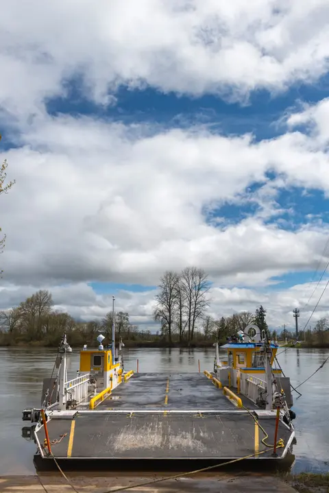 Buena Vista Ferry on the Willamette River.