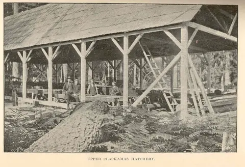 Historic structure at Clackamas Hatchery.