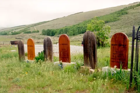 Scofield Cemetery, Energy Loop Scenic Byway.