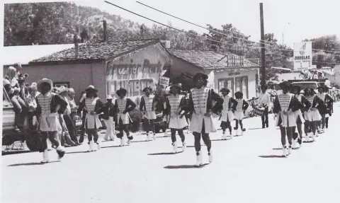 Parade marchers, Fiesta Days.
