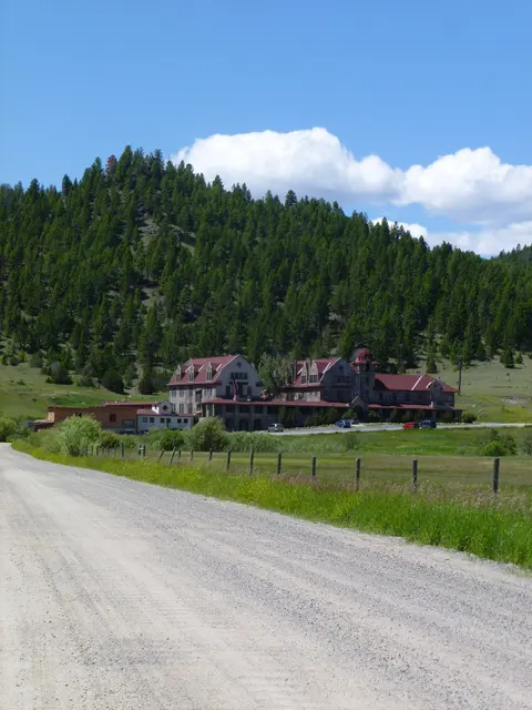 Boulder Hot Springs hotel building.