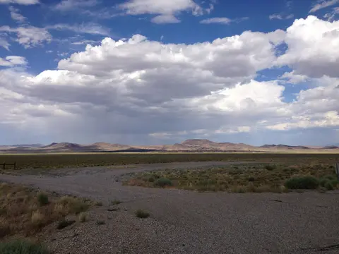 Landscape along Lunar Crater Back Country Byway.