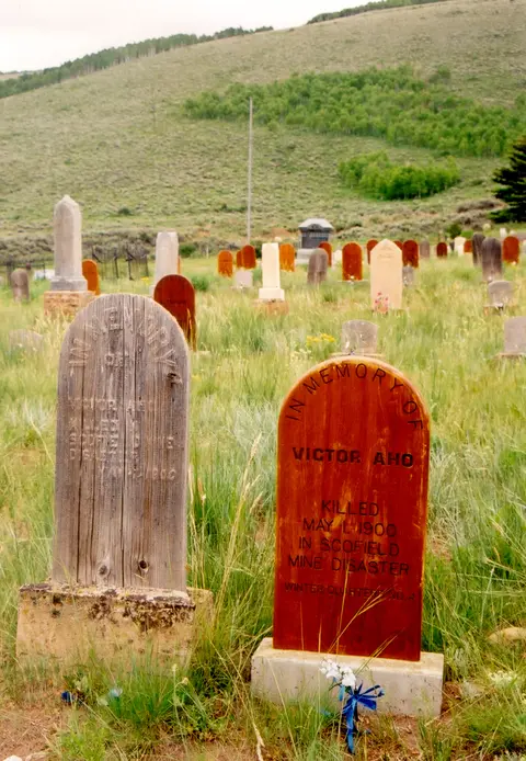 Scofield Cemetery, Energy Loop Scenic Byway.