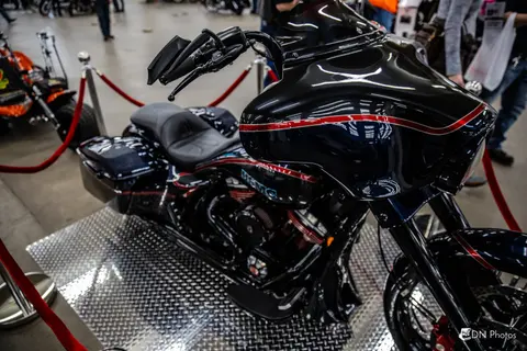 Motorcycle display, Colorado Motorcycle Expo.