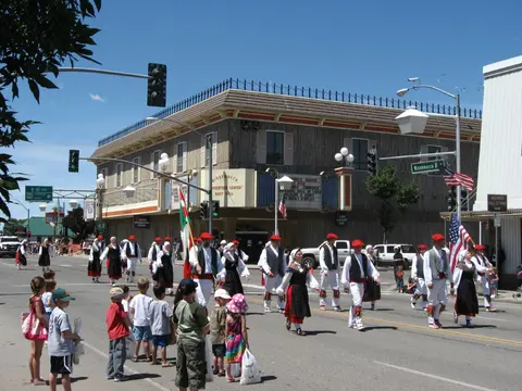 Parade dancers, Winnemucca Basque Festival.