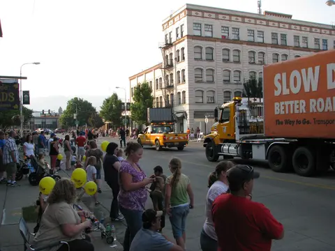 Parade procession, Union County Fair.