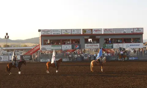 Rodeo arena, Last Chance Stampede & Fair.