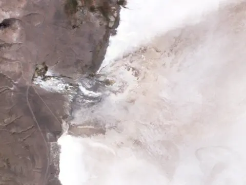 Satellite view of Alvord Hot Springs.