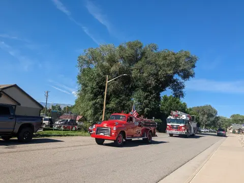 Parade fire engine, Silt Heyday.