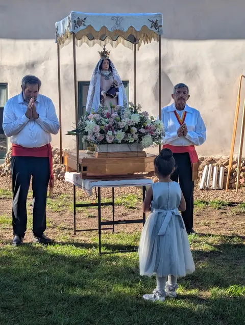 La Conquistadora honoring, Fiesta de Santa Fe.