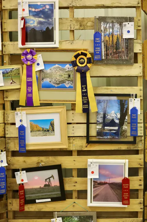 Photography exhibits at Teton County Fair.