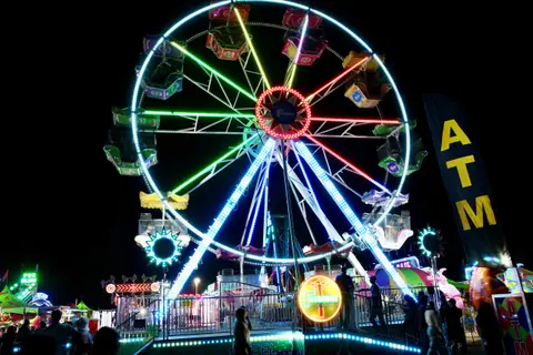 Ferris wheel, Teton County Fair.
