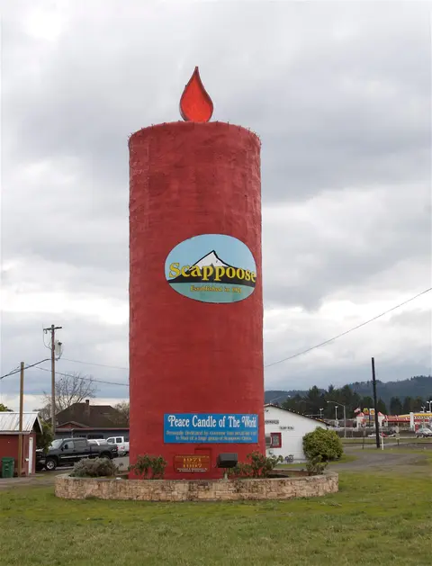Peace Candle of the World in Scappoose.