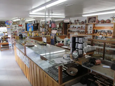 Gift shop interior, Jack Rabbit Trading Post.