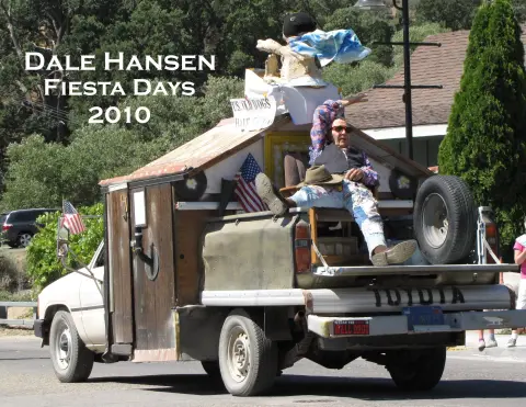 Parade float at Fiesta Days.