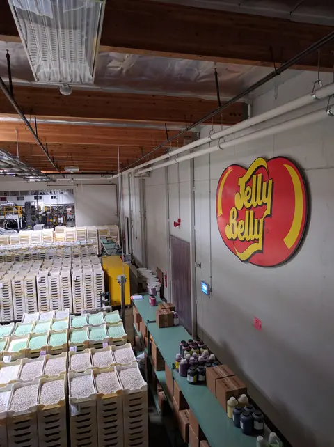Production floor, Jelly Belly Factory.