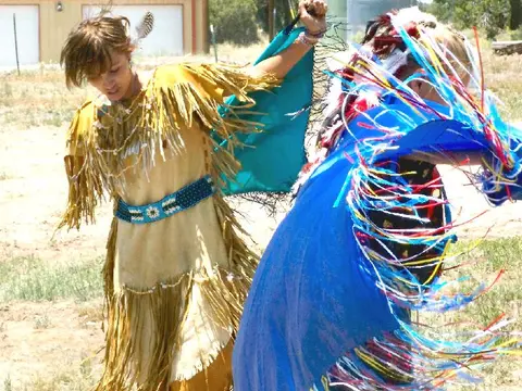 Dancers at the Pie Town Pie Festival.