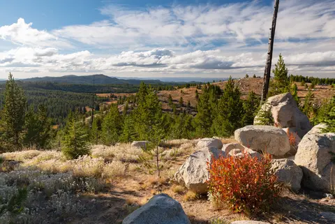 Overlook along Elkhorn Drive Scenic Byway.