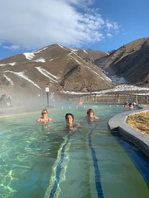Soaking pool, Astoria Hot Springs Park.