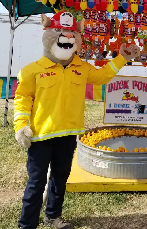 Captain Cal at the Amador County Fair.