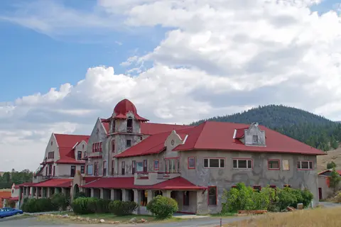 Boulder Hot Springs Hotel building.