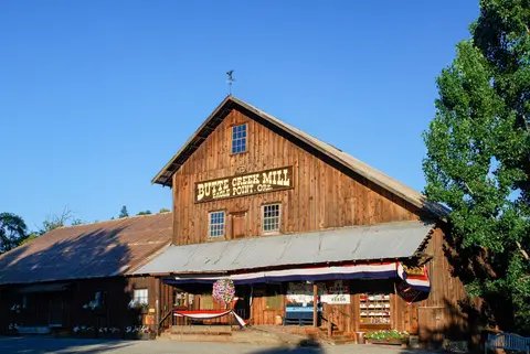 Historic building, Butte Creek Mill.