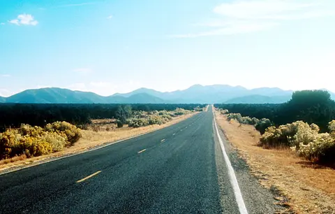 Highway 14 along Turquoise Trail.