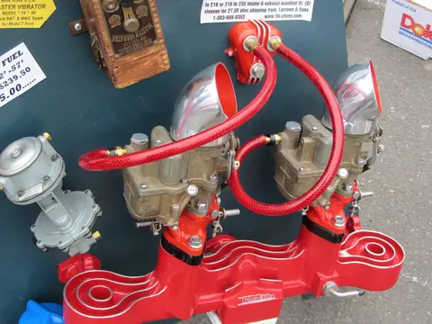 Auto parts at Early Bird Swap Meet.
