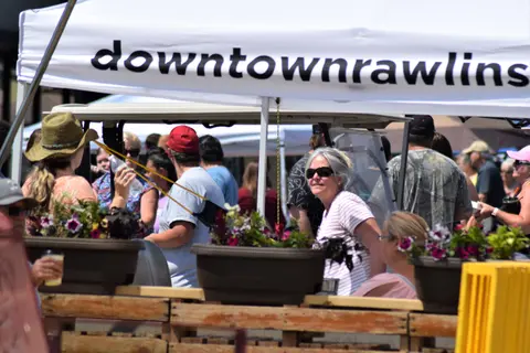 Festival crowd, Half-Way Days.