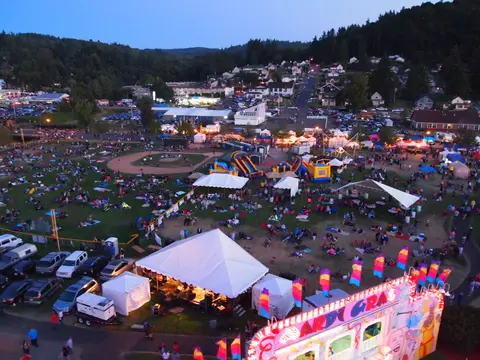 Festival grounds, Rainier Days in the Park.