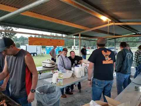 Food pavilion, Catron County Fair.