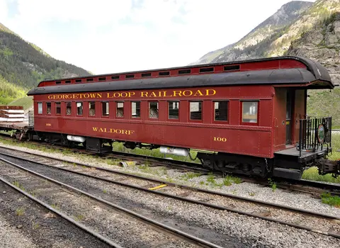 Passenger car, Georgetown Loop Railroad.