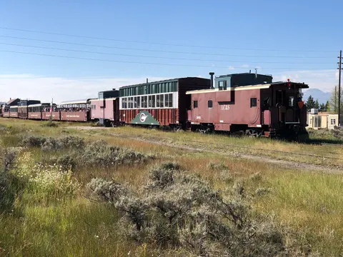 Tourist train, Leadville Railroad.