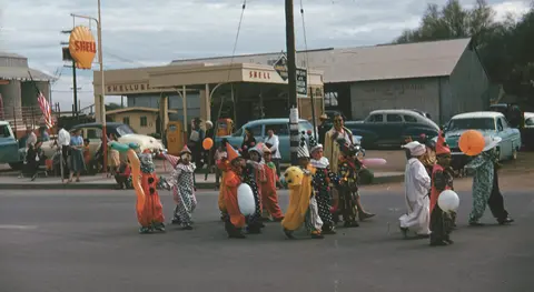 1956 parade, Carrot Festival.