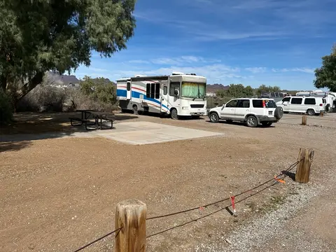 Crossroads Campground on Parker Dam Road Back Country Byway.