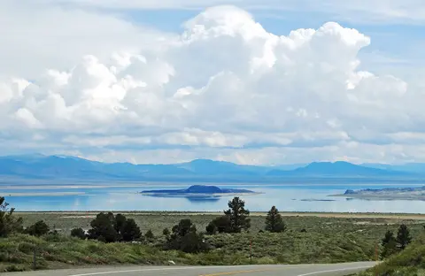 Mono Lake view, Lee Vining Canyon Scenic Byway.