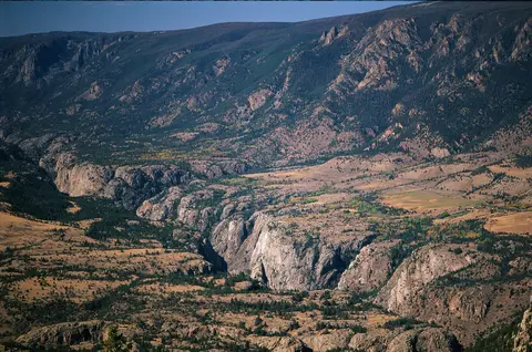 Sunlight Creek gorge, Chief Joseph Scenic Byway.