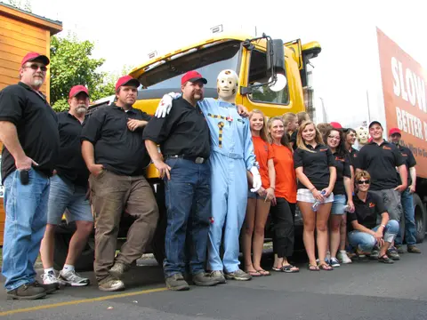 Parade participants, Union County Fair.