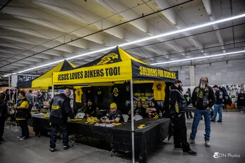 Vendor booth, Colorado Moto Expo Swap Meet.