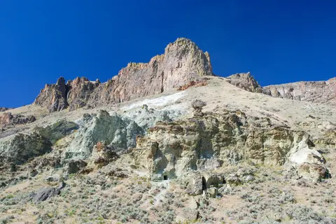 Rock formations at Succor Creek State Natural Area.