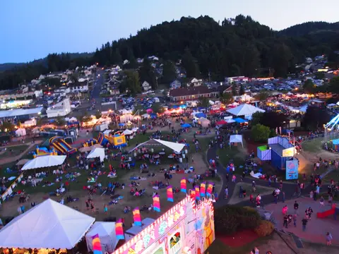 Festival grounds, Rainier Days in the Park.