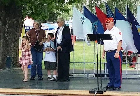 Stage ceremony, Selah Community Days.