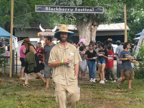 Festivalgoers, Round Valley Blackberry Festival.