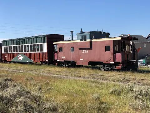Passenger train, Leadville Railroad.