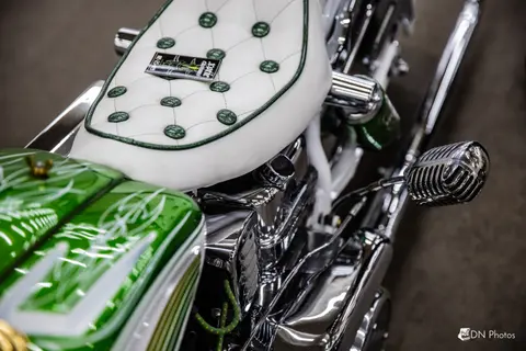 Custom motorcycle, Colorado Moto Expo Swap Meet.